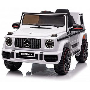 12V avto na daljinca Mercedes G, 50W, do 25kg, bel
