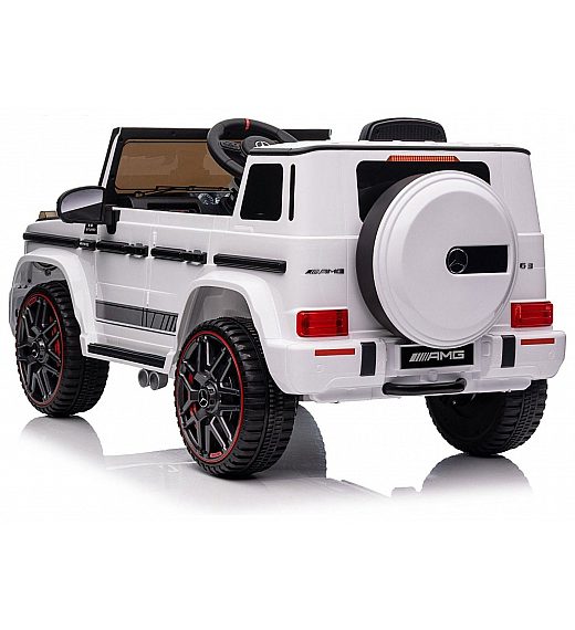 12V avto na daljinca Mercedes G, 50W, do 25kg, bel