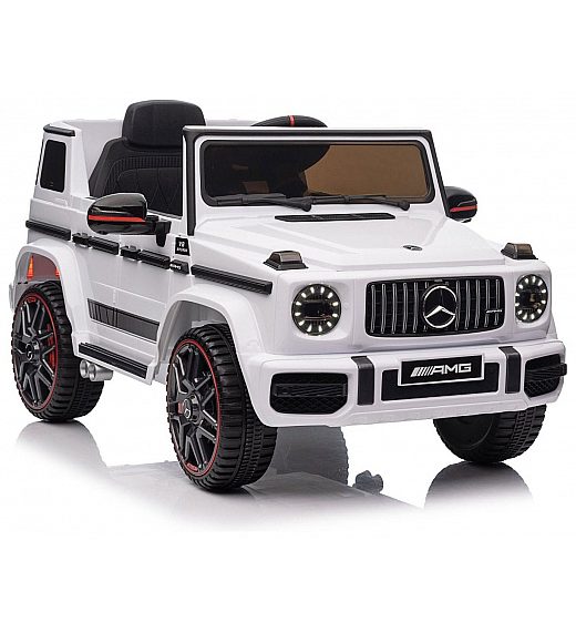 12V avto na daljinca Mercedes G, 50W, do 25kg, bel