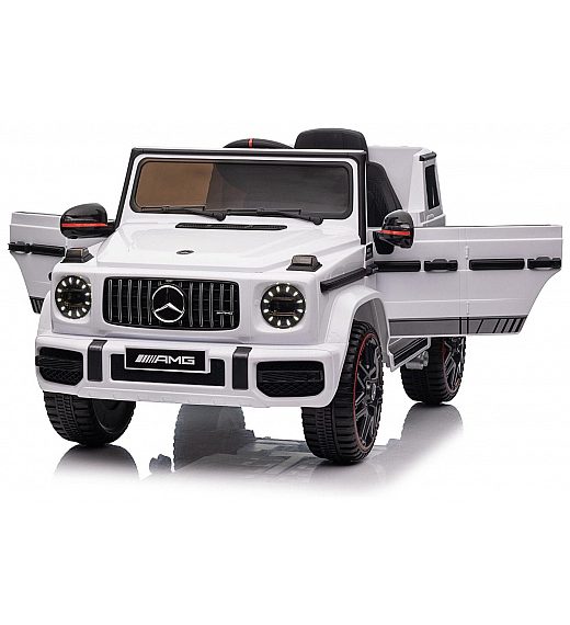 12V avto na daljinca Mercedes G, 50W, do 25kg, bel