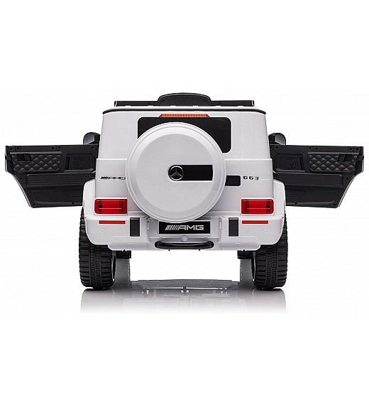 12V avto na daljinca Mercedes G, 50W, do 25kg, bel