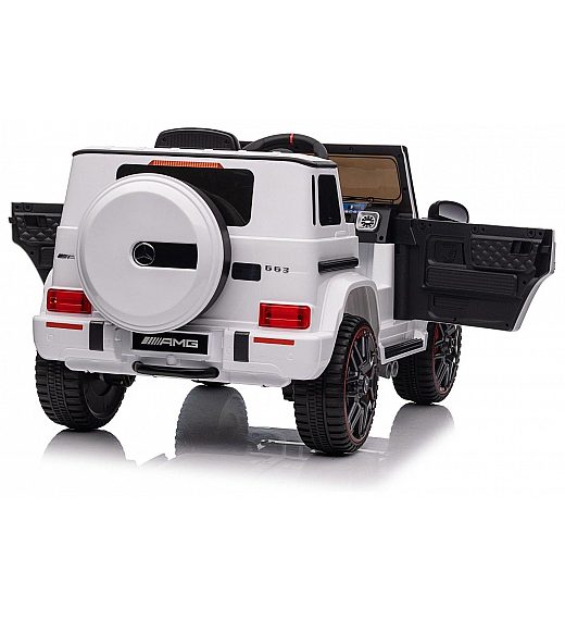 12V avto na daljinca Mercedes G, 50W, do 25kg, bel