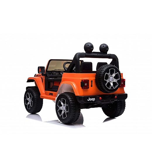 12V JEEP Wrangler RUBICON 4x4 Li - avto na akumulator, oranžen Beneo