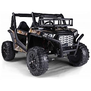 22V avto na akumulator UTV, Li-Ion, 400W, do 70kg, črn