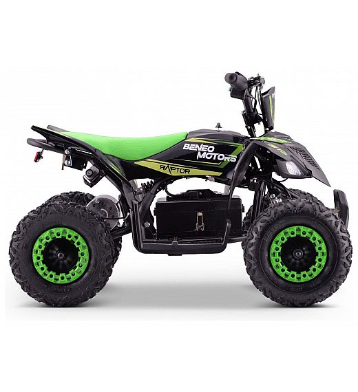 36V otroški ATV Raptor 800W, zelen
