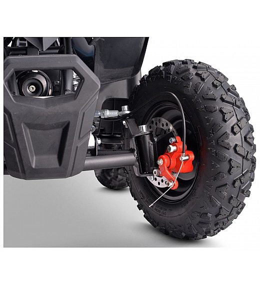 36V električni štirikolesnik Raptor 800W, rdeč