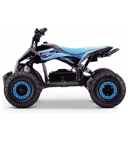 36V električni štirikolesnik Spider 1000W, moder