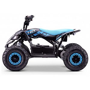 36V električni štirikolesnik za otroke T-Rex 1300W, moder