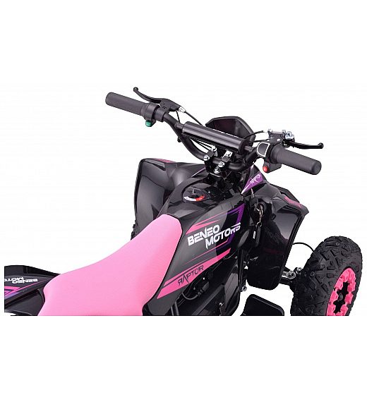 36V štirikolesnik na akumulator Raptor 800W, pink