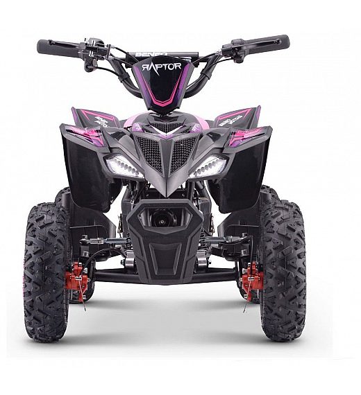 36V štirikolesnik na akumulator Raptor 800W, pink