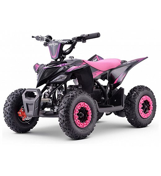 36V štirikolesnik na akumulator Raptor 800W, pink