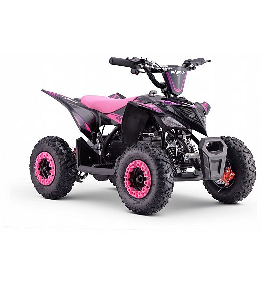 36V štirikolesnik na akumulator Raptor 800W, pink