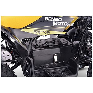 36V štirikolesnik na akumulator Raptor, 800W, 25km/h, rumen