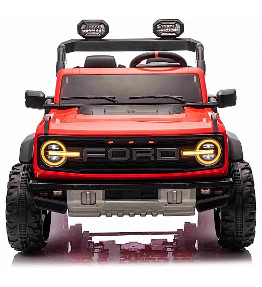 Avto na akumulator Ford Bronco XL rdeč