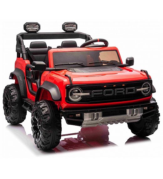 Avto na akumulator Ford Bronco XL rdeč