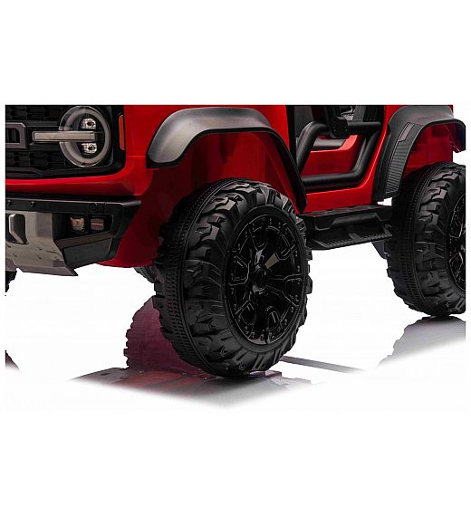 Avto na akumulator Ford Bronco XL rdeč