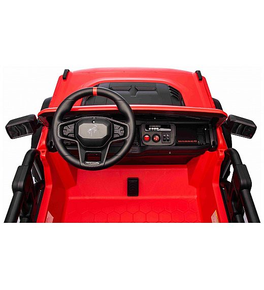 Avto na akumulator Ford Bronco XL rdeč