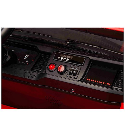 Avto na akumulator Ford Bronco XL rdeč