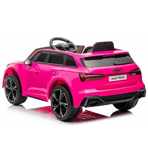 Avto na daljinca Audi RS6, 12V, pink