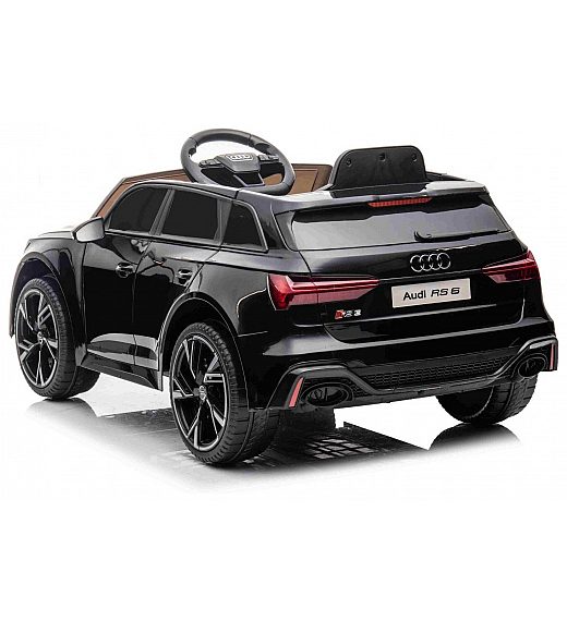 Avto na daljinsko upravljanje Audi RS6, 12V, črn