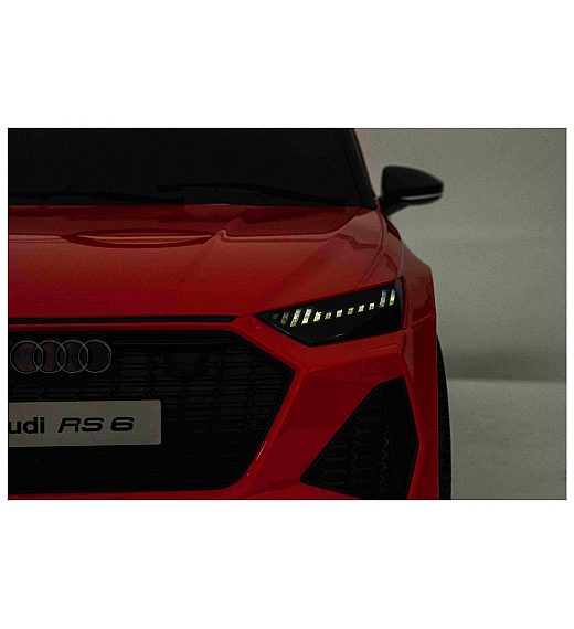 Električni avto za otroke Audi RS6, 12V, rdeč