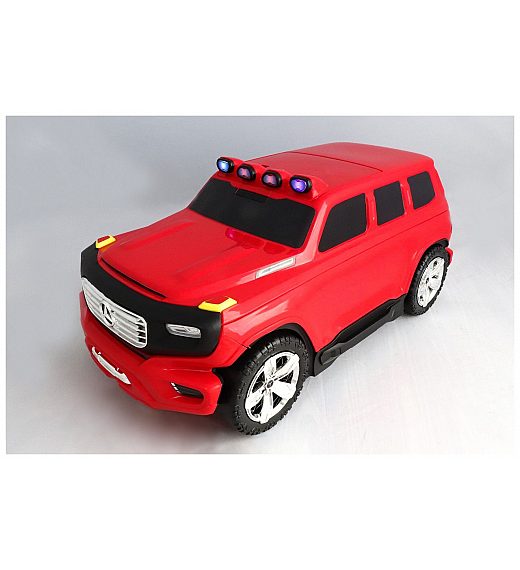 Potovalni otroški kovček Mercedes-Benz Ener-G-Force, rdeč Beneo