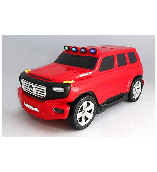 Potovalni otroški kovček Mercedes-Benz Ener-G-Force, rdeč Beneo