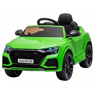 12V Audi RSQ8 - otroški avto na akumulator, zelen