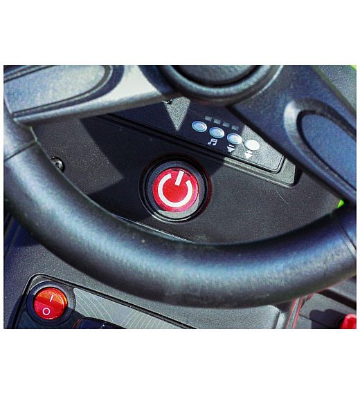 12v otroški traktor na akumulator  s prikolico zelen Beneo