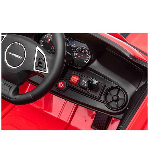 12V Chevrolet Camaro - otroški avto na akumulator, rdeč