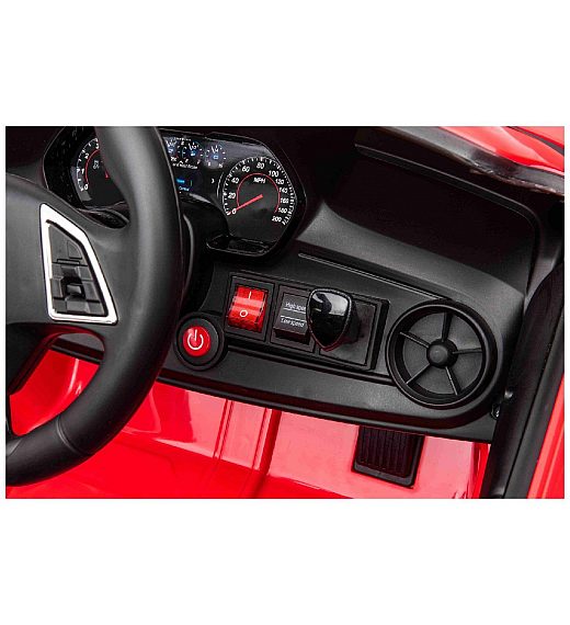 12V Chevrolet Camaro - otroški avto na akumulator, rdeč
