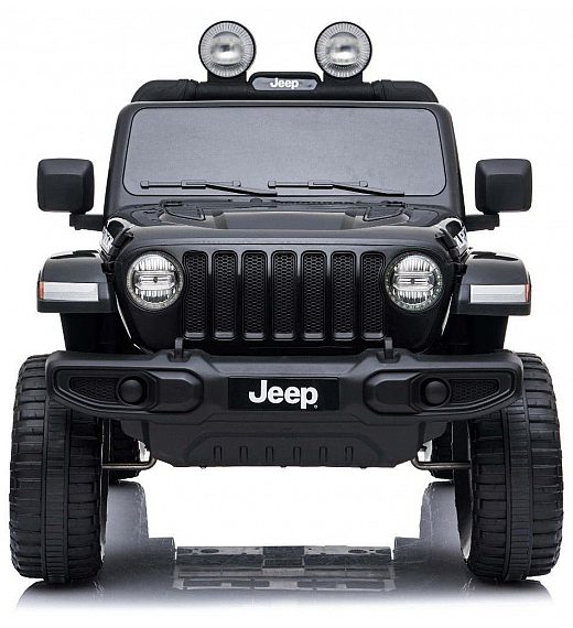 12V JEEP Wrangler RUBICON 4x4 - dječji akumulatorski auto, crni