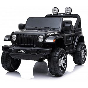 12V JEEP Wrangler RUBICON 4x4 - dječji akumulatorski auto, crni