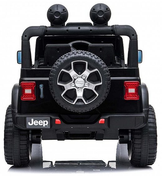 12V JEEP Wrangler RUBICON 4x4 - dječji akumulatorski auto, crni