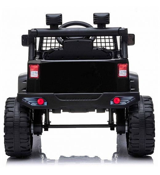 12V OFFROAD - otroški avto na akumulator, črn
