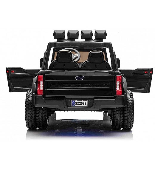 24V Ford Super Duty crni - dječji automobil na baterije
