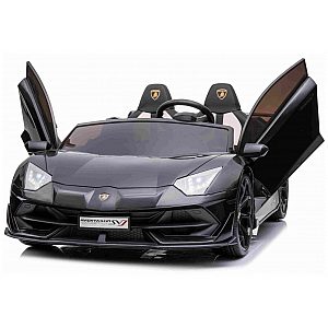 24V Lamborghini Aventador crni - dječji automobil na baterije