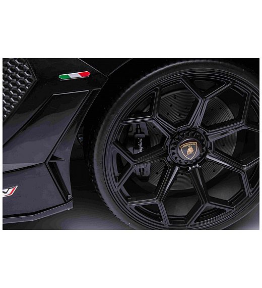24V Lamborghini Aventador crni - dječji automobil na baterije