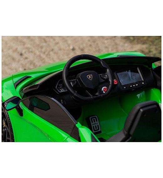 24V Lamborghini Aventador zelen - otroški avto na akumulator