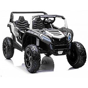 24V UTV XXL - dječji akumulatorski auto bijelo-crni