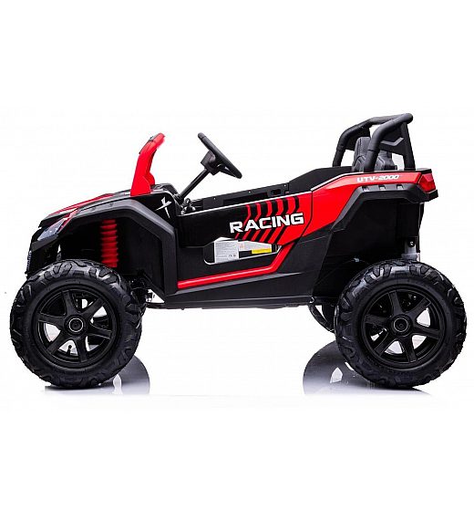 24V UTV XXL Beneo - dječji akumulatorski auto crveni