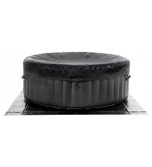 Napihljiv jacuzzi - napihljivi masažni bazen, črn