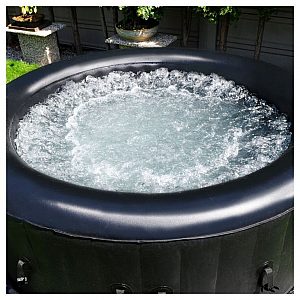 napihljiv jacuzzi 208 cm - napihljivi masažni bazen, črn