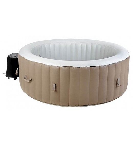 Masažni bazen na napuhavanje - napihljivi masažni bazenn, smeđa bijela