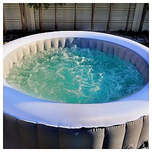 Napihljiv jacuzzi 208 cm - napihljivi masažni bazen, siv