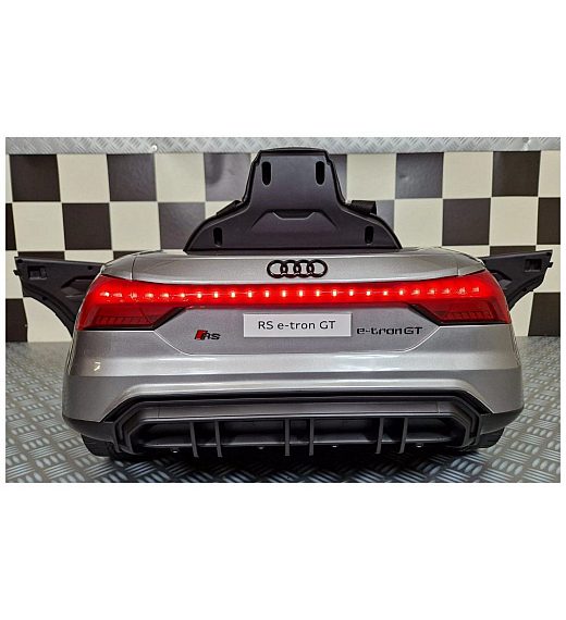 12V Audi E-tron GT - dječji akumulatorski auto, Metallic Silver