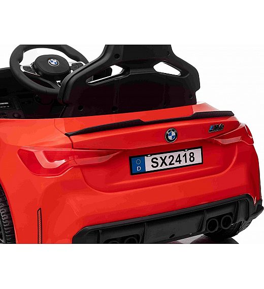 12V otroški avto na akumulator BMW M4 - rdeč Beneo