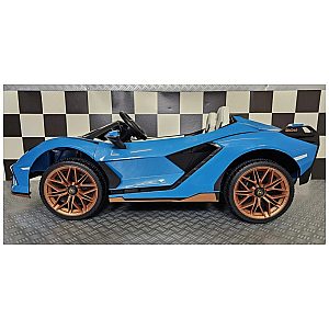 24V auto za djecu Lamborghini Sian plavi