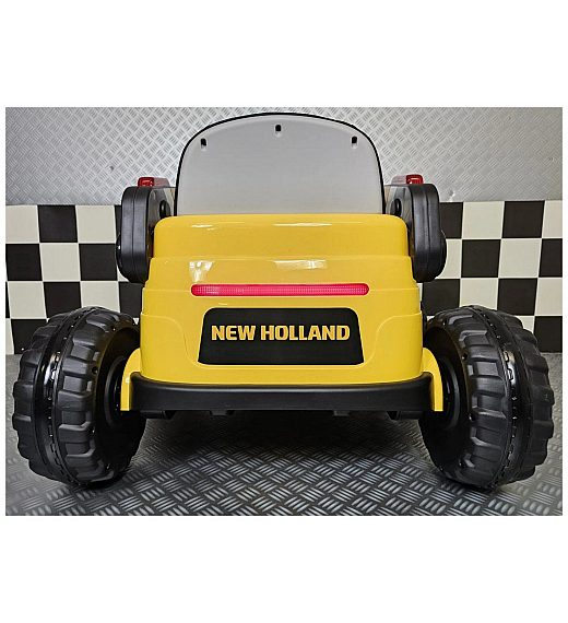 12V New Holland - otroški bager v rumeni barvi Cars4kids