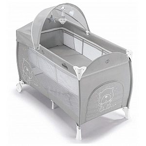 Prenosna posteljica LETTINO DAILY PLUS Teddy Grey